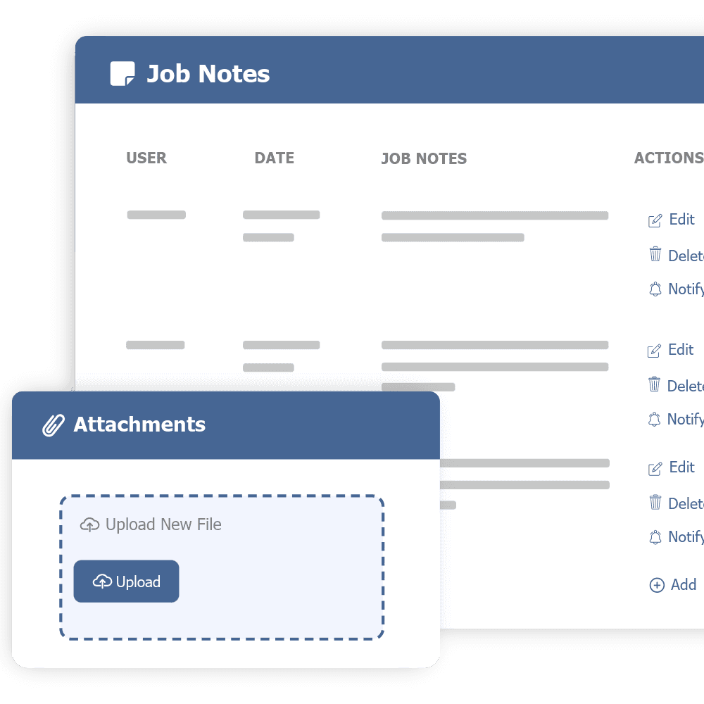Job Management centralised administration